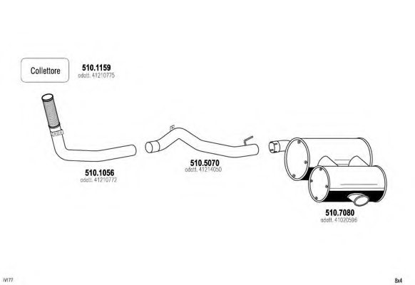 ASSO ARTTRUCK131 Exhaust System
